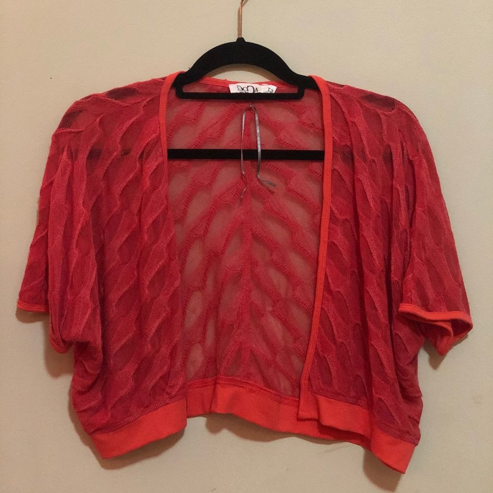 Sheer Spring Coral Coverup